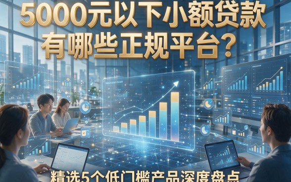 5000元以下小额贷款有哪些正规平台？精选5个低门槛产品深度盘点！