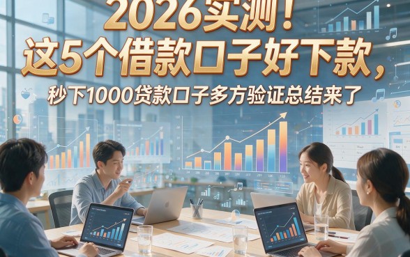 2026实测！这5个借款口子好下款，秒下1000贷款口子多方验证总结来了