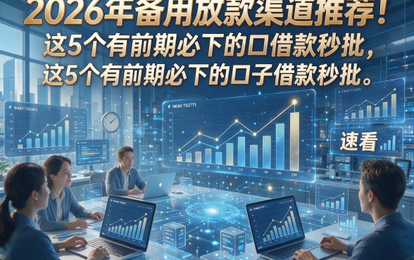 2026年备用放款渠道推荐！这5个有前期必下的口子借款秒批，速看！