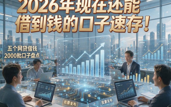 2026年现在还能借到钱的口子速存！五个网贷借钱2000秒批口子盘点