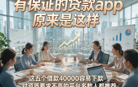 有保证的贷款app原来是这样，这五个借款40000容易下款对资质要求不高的平台多数人都推荐
