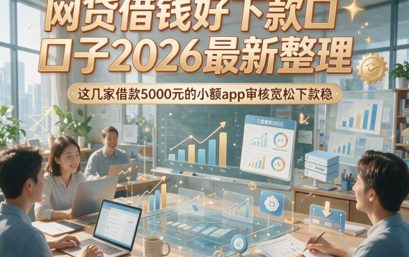 网贷借钱好下款口子2026最新整理，这几家借款5000元的小额app审核宽松下款稳