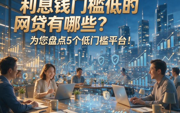 利息钱门槛低的网贷有哪些？为您盘点5个低门槛平台！本文为您深度讲说！