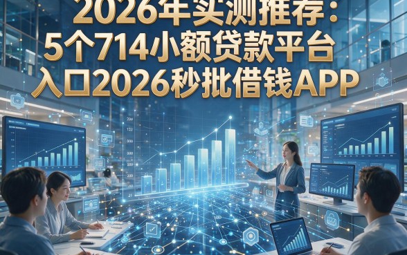 2026年实测推荐：5个714小额贷款平台入口2026秒批借钱APP