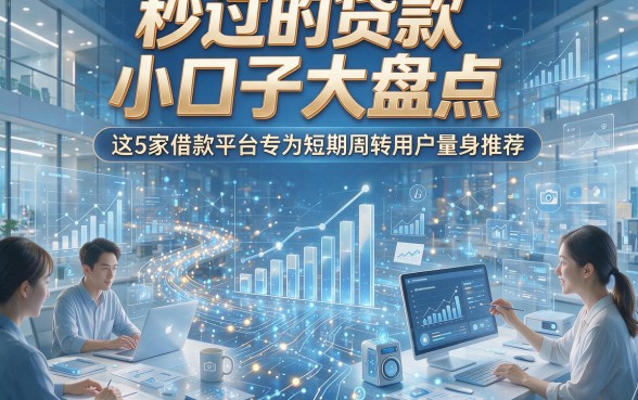 秒过的贷款小口子大盘点，这5家借款平台专为短期周转用户量身推荐