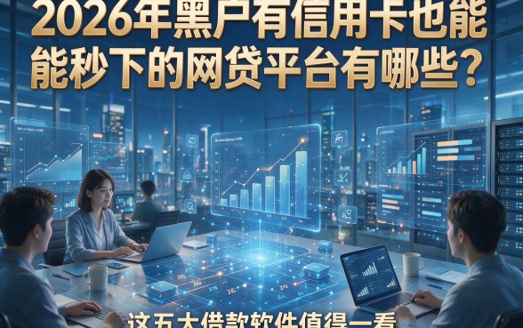 2026年黑户有信用卡也能秒下的网贷平台有哪些？这五大借款软件值得一看！