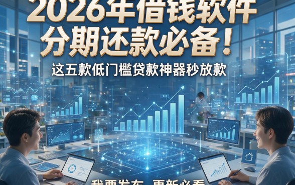 2026年借钱软件分期还款必备！这五款低门槛贷款神器秒放款，更新必看