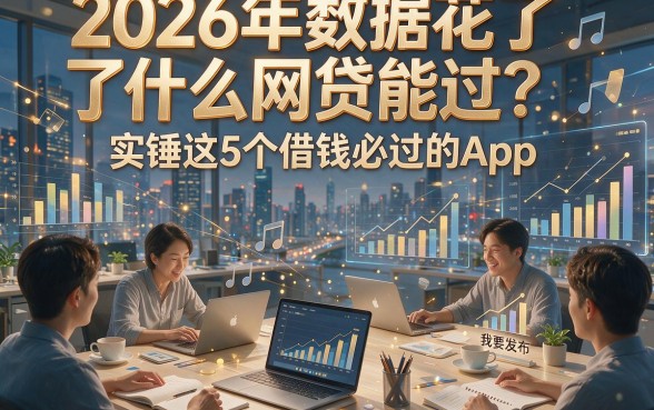 2026年数据花了什么网贷能过？实锤这5个借钱必过的App！