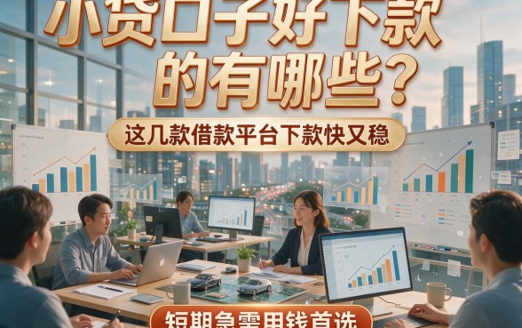 小贷口子好下款的有哪些？这几款借款平台下款快又稳，短期急需用钱首选