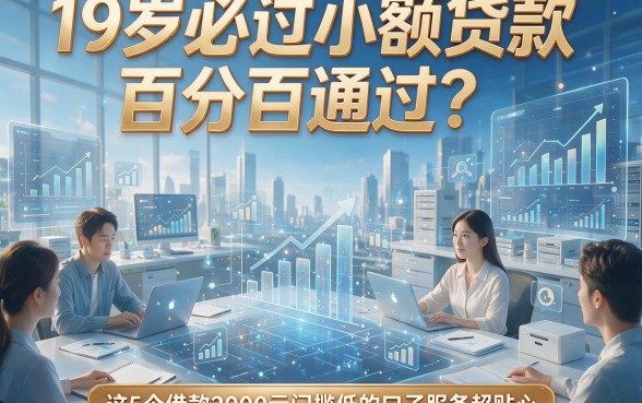 19岁必过小额贷款百分百通过？这5个借款2000元门槛低的口子服务超贴心