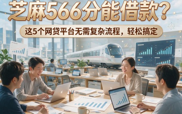 芝麻566分能借款？这5个网贷平台无需复杂流程，轻松搞定！