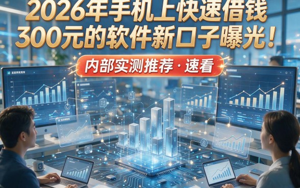 2026年手机上快速借钱300元的软件新口子曝光！内部实测推荐，速看！