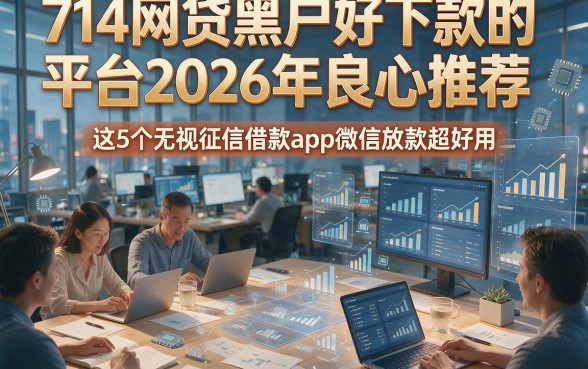 714网贷黑户好下款的平台2026年良心推荐，这5个无视征信借款app微信放款超好用