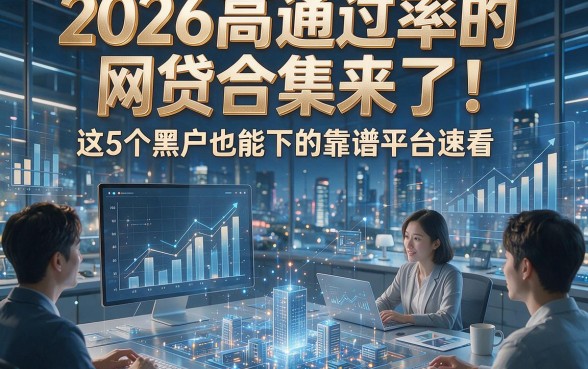 2026高通过率的网贷合集来了！这5个黑户也能下的靠谱平台速看