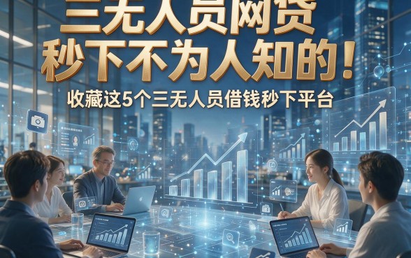 三无人员网贷秒下不为人知的，收藏这5个三无人员借钱秒下平台