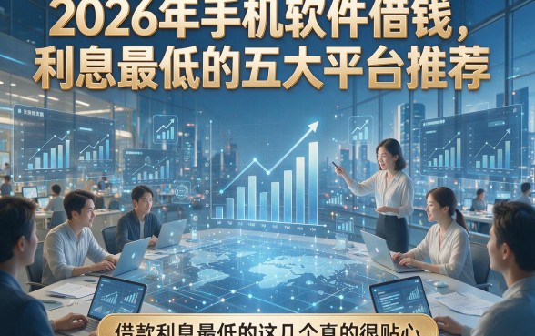 2026年手机软件借钱利息最低的五大平台推荐，借款利息最低的这几个真的很贴心