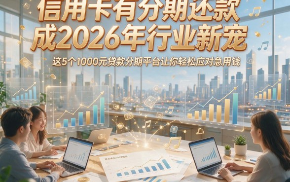 信用卡有分期还款成2026年行业新宠，这5个1000元贷款分期平台让你轻松应对急用钱