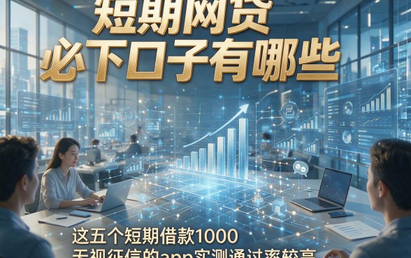 短期网贷必下口子有哪些，这五个短期借款1000无视征信的app实测通过率较高