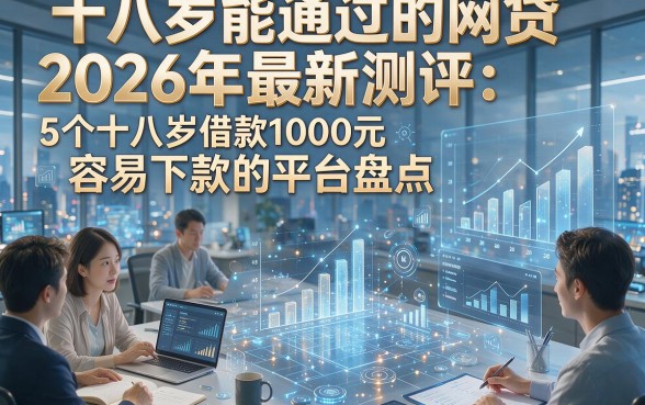 十八岁能通过的网贷2026年最新测评：5个十八岁借款1000元容易下款的平台盘点