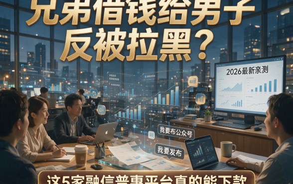 兄弟借钱给男子反被拉黑？2026最新亲测：这5家融信普惠平台真的能下款
