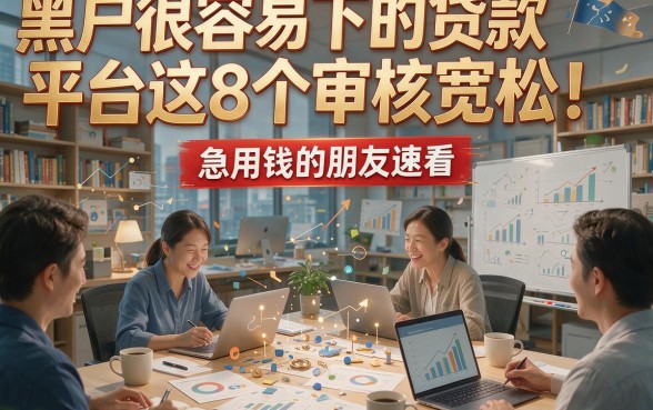 黑户很容易下的贷款平台这8个审核宽松！急用钱的朋友速看！