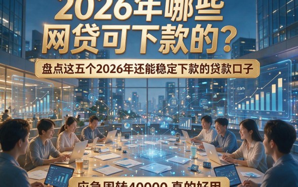 2026年哪些网贷可下款的？盘点这五个2026年还能稳定下款的贷款口子，应急周转40000真的好用