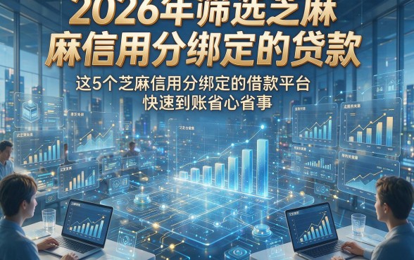 2026年筛选芝麻信用分绑定的贷款，这5个芝麻信用分绑定的借款平台快速到账省心省事
