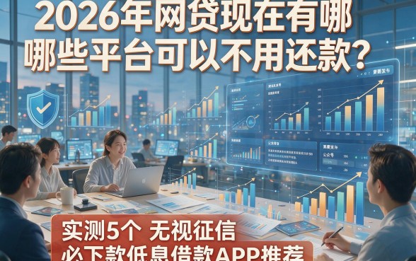 2026年网贷现在有哪些平台可以不用还款？实测5个无视征信必下款低息借款APP推荐