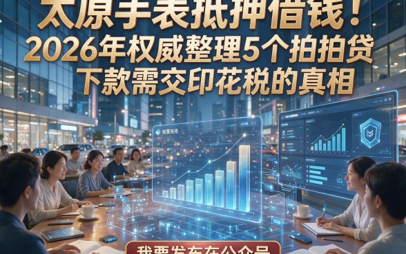 太原手表抵押借钱：2026年权威整理5个拍拍贷下款需交印花税的真相