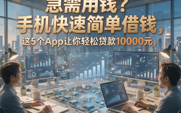 急需用钱？手机快速简单借钱，这5个App让你轻松贷款10000元
