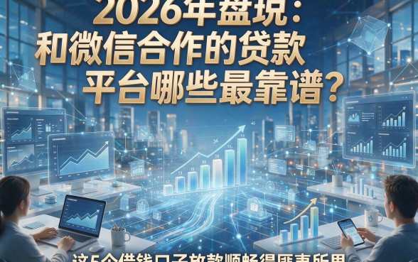 2026年盘点：和微信合作的贷款平台哪些最靠谱？这5个借钱口子放款顺畅得匪夷所思
