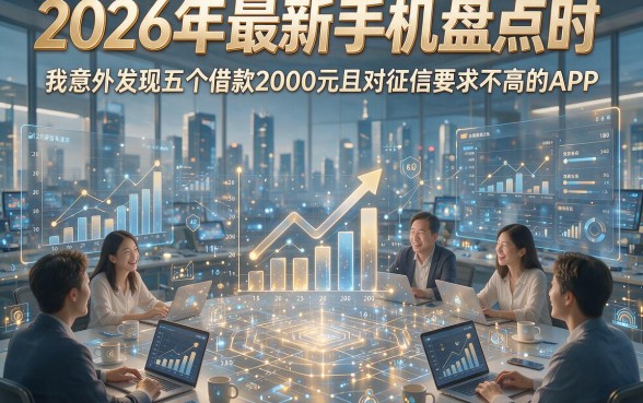 2026年最新手机盘点时，我意外发现五个借款2000元且对征信要求不高的APP