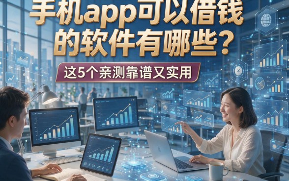 手机app可以借钱的软件有哪些？这5个亲测靠谱又实用，推荐收藏