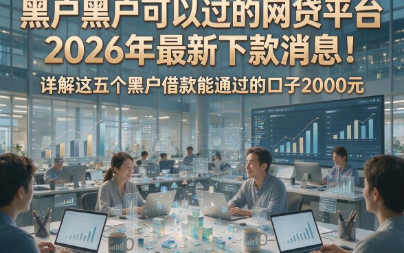 黑户黑户可以过的网贷平台2026年最新下款消息！详解这五个黑户借款能通过的口子2000元