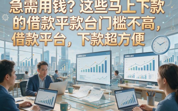 急需用钱？这些马上下款的借款平台门槛不高，下款超方便