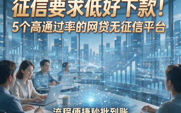 征信要求低好下款！5个高通过率的网贷无征信平台，流程便捷秒批到账