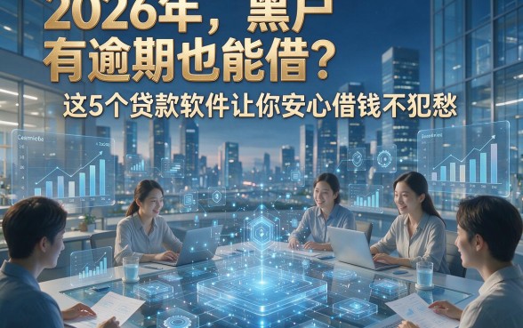2026年黑户有逾期也能借？这5个贷款软件让你安心借钱不犯愁