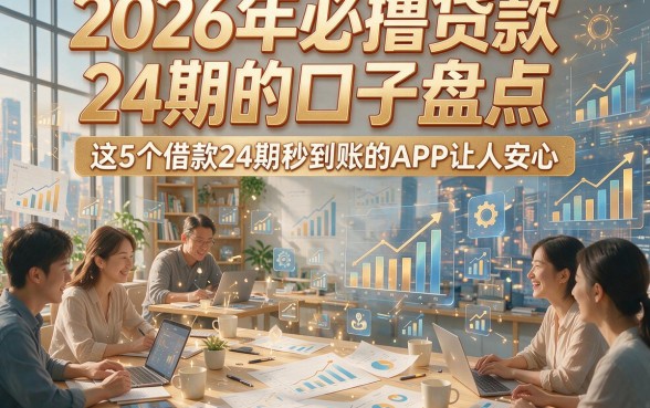 2026年必撸贷款24期的口子盘点，这5个借款24期秒到账的APP让人安心