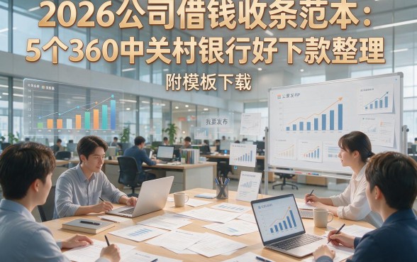 2026公司借钱收条范本：5个360中关村银行好下款整理（附模板下载）