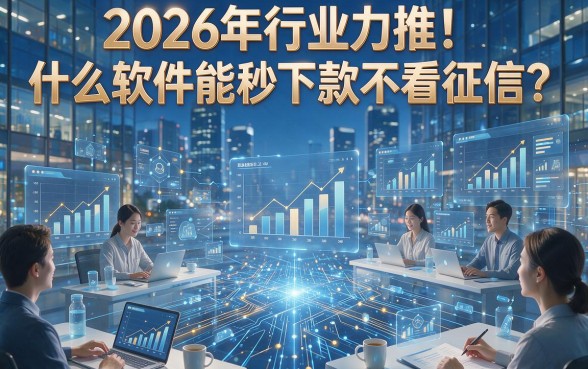 2026年行业力推！什么软件能秒下款不看征信？本篇为您精心解答！