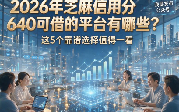 2026年芝麻信用分640可借的平台有哪些？这5个靠谱选择值得一看！