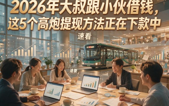 2026年大叔跟小伙借钱，这5个高炮提现方法正在下款中，速看！