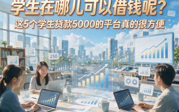 学生在哪儿可以借钱呢？这5个学生贷款5000的平台真的很方便
