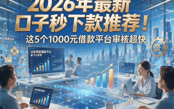 2026年最新口子秒下款推荐！这5个1000元借款平台审核超快