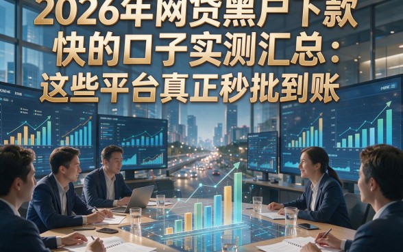 2026年网贷黑户下款快的口子实测汇总：这些平台真正秒批到账！