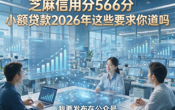 芝麻信用分566分小额贷款2026年这些要求你知道吗？
