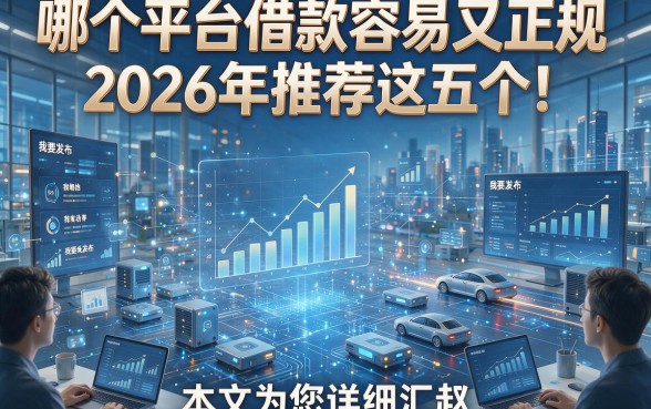 哪个平台借款容易又正规2026年推荐这五个！本文为您详细汇总！