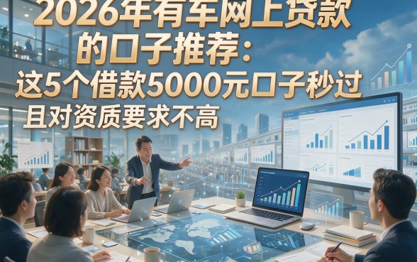 2026年有车网上贷款的口子推荐：这5个借款5000元口子秒过且对资质要求不高