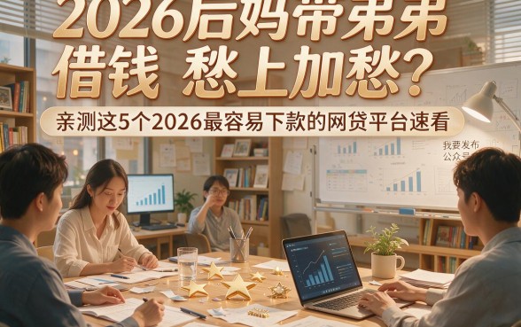 2026后妈带弟弟借钱愁上加愁？亲测这5个2026最容易下款的网贷平台速看