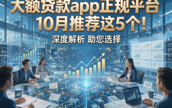 大额贷款app正规平台10月推荐这5个！深度解析助您选择！